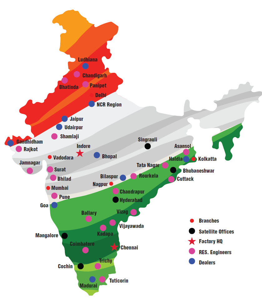 Rice Lake India Locations Dealers Branches Engineer Offices